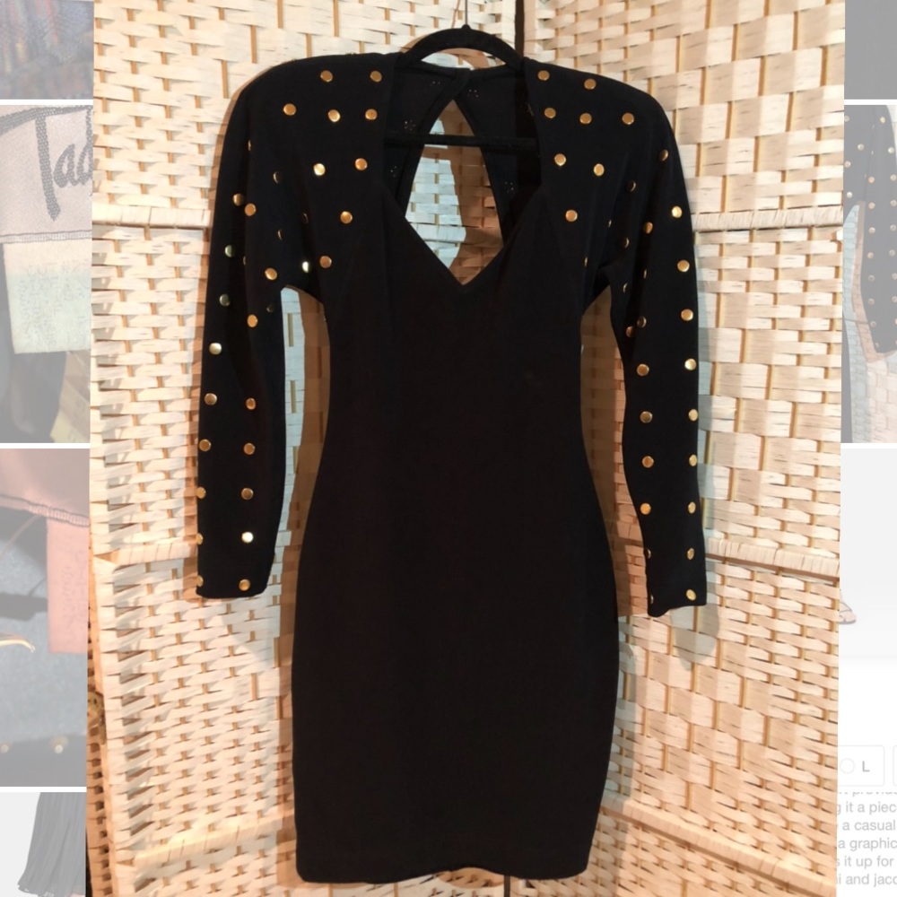 TADASHI Black Dress